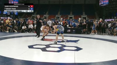 138 lbs Champ. Rd Of 32 - Kash Koopmans, Iowa vs Brody Page, Illinois
