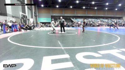 96 lbs Semifinal - James Hin, Red Wave Wrestling vs Gage Little, Warhead
