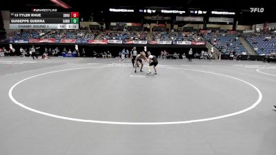 141 lbs Champ. Round 1 - 13 Tyler Rhue, Southern Oregon vs Guiseppe Guerra, St. Ambrose