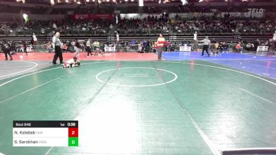 65 lbs Quarterfinal - Noah Kalebek, Fair Lawn vs Sutton Sarokhan, Frost Gang