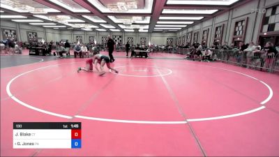 130 lbs Round Of 16 - Jillian Blake, Ct vs Gianna Jones, Pa