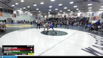 113 lbs Cons. Round 3 - Krystian Chemnitz, Granada Hills vs Matthew Lopez, Bishop Amat