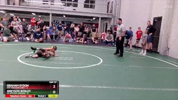 52 lbs Round 1 (8 Team) - Graham Dyson, Mat Assassins Grey vs Greyson Bosley, U2 Upstate Uprising