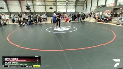 170 lbs Champ. Round 2 - Devin Morris, Vacaville High School Wrestling vs Javier Garcia, Hermiston High School Wrestling