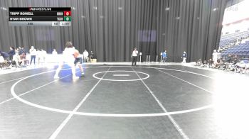 285 lbs 2nd Wrestleback (16 Team) - Ryan Brown, Thomas County Central HS vs Tripp Rowell, Brunswick