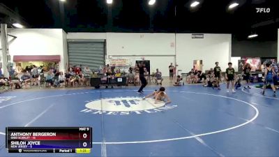 102 lbs Round 1 (8 Team) - Anthony Bergeron, Ohio Scarlet vs Shiloh Joyce, New Jersey