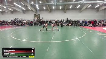 150 lbs Cons. Round 5 - Tyler Coats, Fossil Ridge High School vs Ian Stewart, Elizabeth