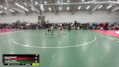 150 lbs Cons. Round 5 - Tyler Coats, Fossil Ridge High School vs Ian Stewart, Elizabeth