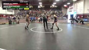 152 lbs Champ. Round 1 - Arthur `A.J.` Garcia, Cimarron-Memorial vs Sergio Rivas Martinez, Spanish Springs.