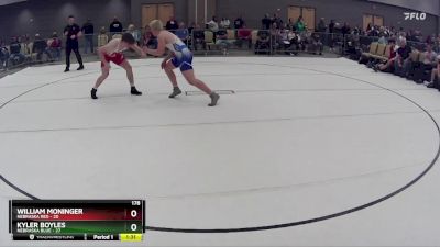 178 lbs Round 6 (8 Team) - Kyler Boyles, Nebraska Blue vs William Moninger, Nebraska Red