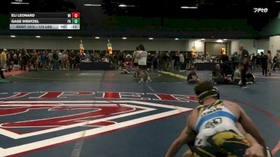 175 lbs Consi Of 4 - Eli Leonard, WI vs Gage Wentzel, PA