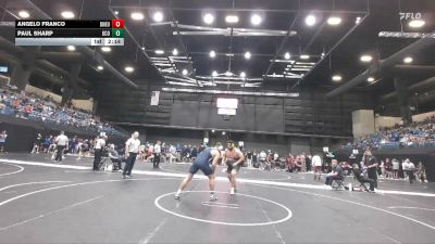285 lbs Cons. Round 3 - Angelo Franco, Doane University vs Paul Sharp, Central Oklahoma