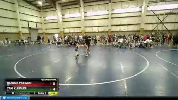 53 lbs Quarterfinal - Bearick McEwen, MT vs Trig Klingler, UT