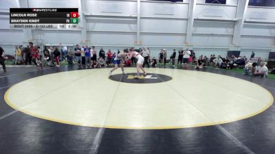 E-153 lbs Consi Of 16 #2 - Lincoln Rose, IN vs Brayden Kindt, PA