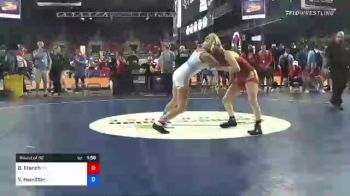 117 lbs Round Of 32 - Brooke French, Georgia vs Valerie Hamilton, Illinois