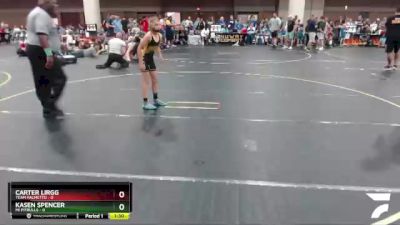 80 lbs Round 5 (6 Team) - Carter Lirgg, Team Palmetto vs Kasen Spencer, Mi Pitbulls