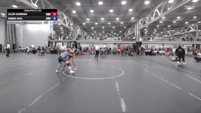 130 lbs Round 3 - Allie Carman, Venom Girls WC vs Emma Rial, South Side WC
