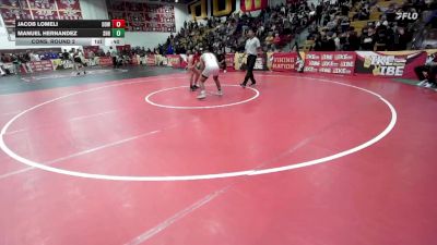 157 lbs Cons. Round 2 - Manuel Hernandez, Shadow Hills vs Jacob Lomeli, Downey