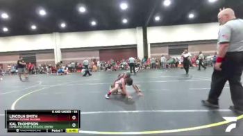 64 lbs Quarterfinal - Kal Thompson, Combative Sports Athletic Center vs Lincoln Smith, Graham Future Falcons