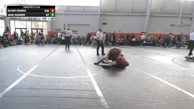 165 lbs Round 3 (8 Team) - Jake Hughes, Sleepers vs Blake Haines, Gettysburg