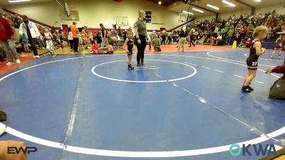40 lbs Round Of 16 - Kolsen Ashley, Blackwell Wrestling Club vs Carly Holtz, Coweta Tiger Wrestling