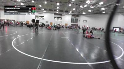 141 lbs Cons. Round 4 - Emmett Nelson, UW-Parkside vs Simon Kruse, Wisconsin