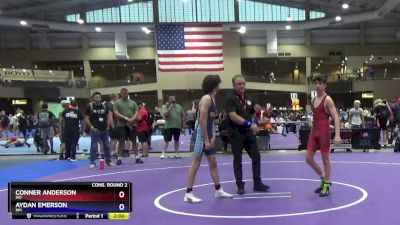 120 lbs Cons. Round 2 - Conner Anderson, MO vs Aydan Emerson, NM