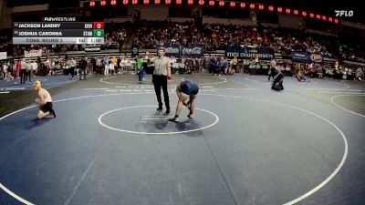 D 1 157 lbs Cons. Round 2 - Joshua Caronna, St. Amant vs Jackson Landry, Covington