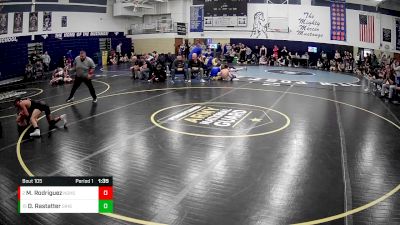 121 lbs Champ. Round 2 - Drew Rastatter, Girard Hs vs Micah Rodriguez, Northwestern Hs