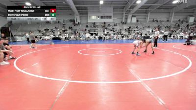 80 lbs Rr Rnd 2 - Matthew Mullaney, Mat Warriors Stars vs Donovan Peno, Micky's Minions Blue