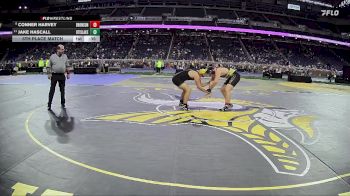 D4-215 lbs 5th Place Match - Jake Hascall, Otisville LakeVille Memorial vs Conner Harvey, Bronson
