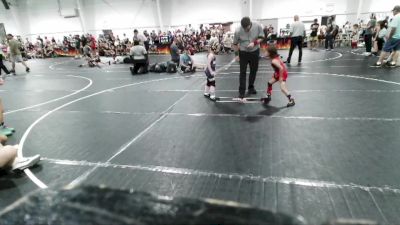 44 lbs Round 3 (6 Team) - Weston Owens, Panhandle Pitbulls vs Huntlie Wall, Slate Wrestling Academy