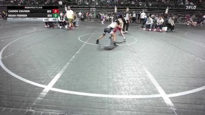 75 lbs Semifinal - Caiden Crusen, MPR Wrestling vs Noah Ferrer, Iron Horse