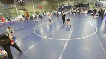 120 lbs Cons. Round 3 - Gaige Stewart, Panguitch vs Kooper Nowell, Canyon View