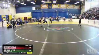 182 lbs Semifinal - Garrett Krsul, George M. Steinbrenner vs Dominic Joyce, North Port H.S.