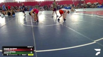 132 lbs Round 3 (10 Team) - Shane Salerno, Glenbard East vs Lucas Byrnes, Waukon