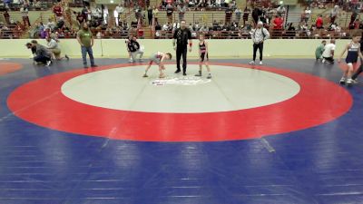 60 lbs Consi Of 8 #2 - Karson Oneal, Sonoraville High School Wrestling vs Charleigh Richardson, The Storm Wrestling Center