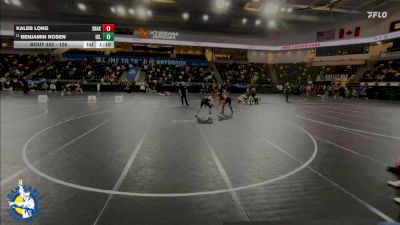 126 lbs Cons. Round 1 - Benjamin Rosen, Iowa City, Liberty vs Kaleb Long, Shakopee