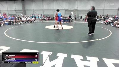 157 lbs Placement Matches (8 Team) - Tre Haines, Washington vs Ty Saulter, Minnesota Red
