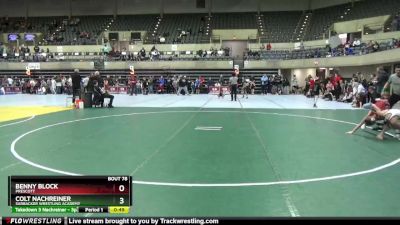 95 lbs Cons. Round 3 - Colt Nachreiner, Sarbacker Wrestling Academy vs Benny Block, Prescott