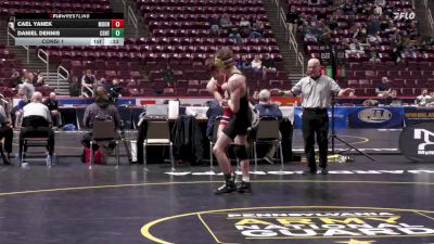 133 lbs Consi 1 - Cael Yanek, Moon Area vs Daniel Dennis, Central Bucks West