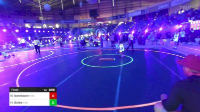 70 lbs Final - Noah Noteboom, Shelton Wrestling Academy vs Hunter Bates, Aniciete TC