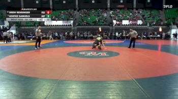 6A 126 lbs Champ. Round 1 - Drew Bensinger, Pell City vs Kortez Samuels, Jasper