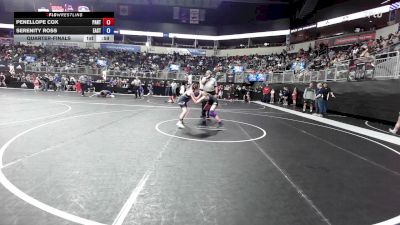 115-127 lbs Quarterfinal - Penellope Cox, Panthers vs Serenity Ross, East Kansas Eagles