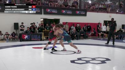82F kg Champ. Round 2 - Caden Young, NYAC vs Adrian Artsisheuskiy, NYAC