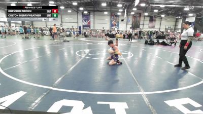 90 lbs Rr Rnd 2 - Greyson Brown, Team Shutt Dethrone vs Colton Merryweather, 84 Athletes