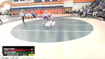 285 lbs Quarterfinal - Peyton Smith, Concordia University (WI) vs Philip Saenz, Ozarks