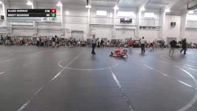 115 lbs Round 7 (8 Team) - Brett Georger, Jungle WC vs Slade Horwat, Xtreme Team