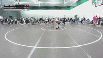 115 lbs Quarterfinal - Emma Rogers, SIRTC vs Kendra Oswald, Mowest