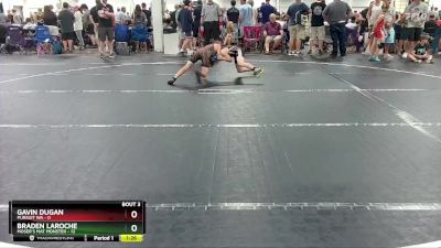 80 lbs Round 2 (4 Team) - Gavin Dugan, Pursuit WA vs Braden LaRoche, Moser`s Mat Monster